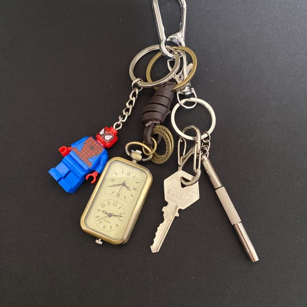 빈티지 시계 키링