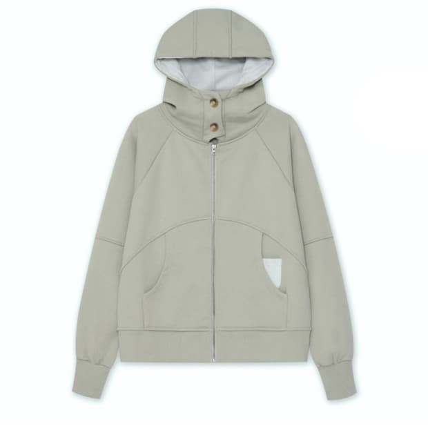 (구해요) 에그셸 후디 세이지그린 베이직