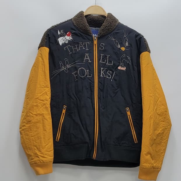 SPAKS 위너브라더스 부클 퍼 경량 패딩 점퍼 / 100 블랙 