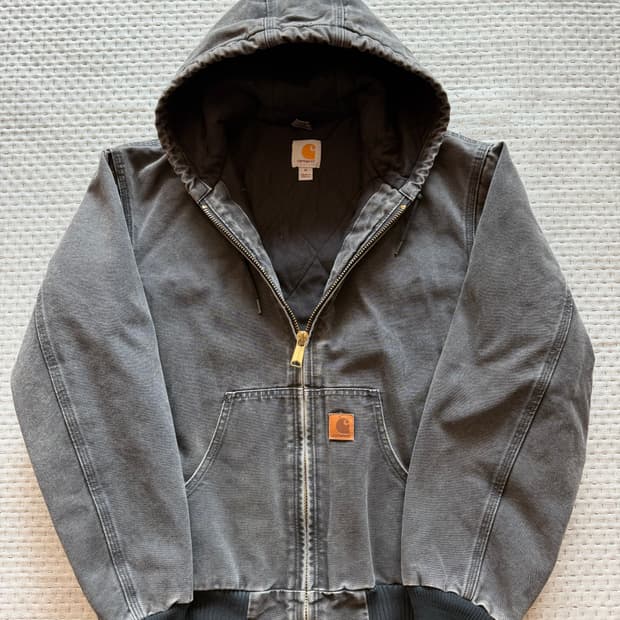 [M] 칼하트 j130 샌드스톤 덕 액티브 자켓 블랙