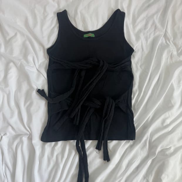 rope detail sleeveless