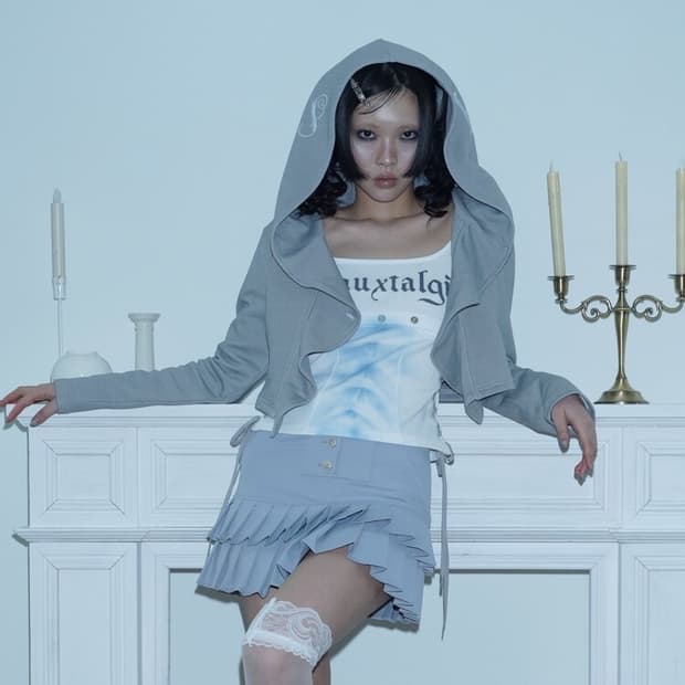 honkyo Dusty Memoria Painted Hoodie