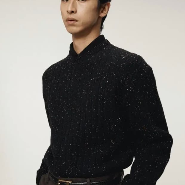 렉토 캔디 부클 니트탑