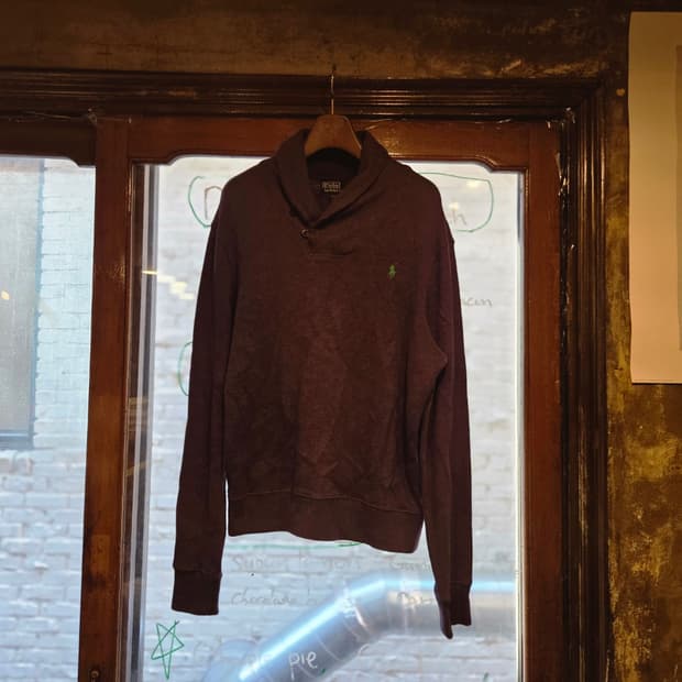 폴로랄프로렌 숄칼라 스웻