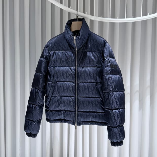 46 / 디올 오블리크 네이비 패딩