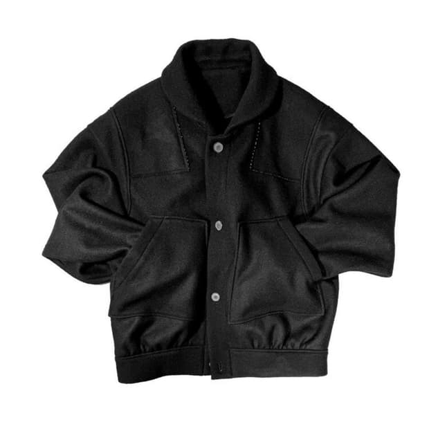 rbu 멜튼 울 블루종 블랙 1