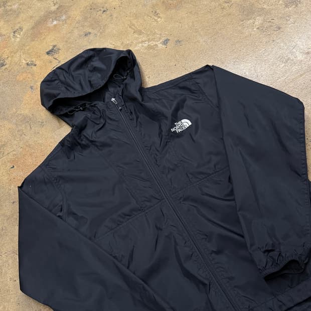 [정품/S] 노스페이스 블랙 바람막이 후드집업 b16