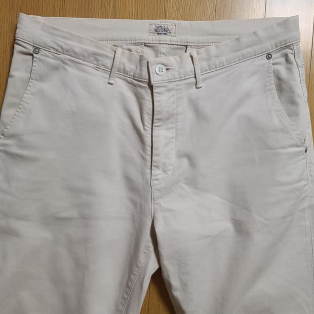 일본 스펠바운드 아이보리 면바지