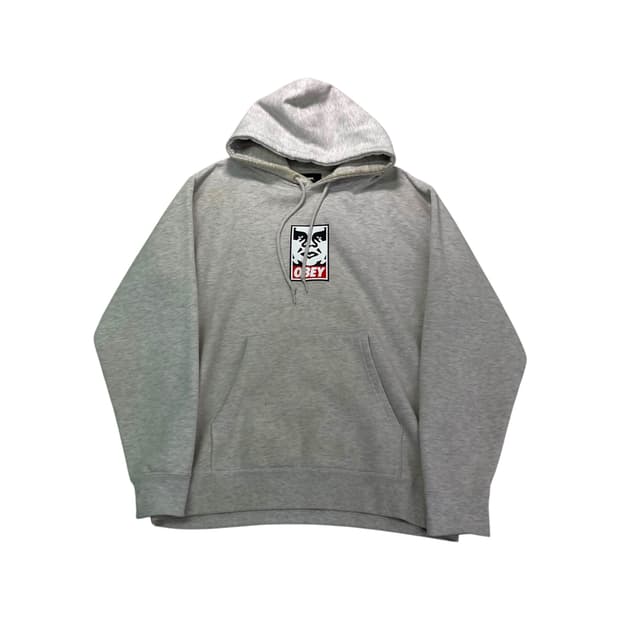 105 오베이 빅로고 후드티
