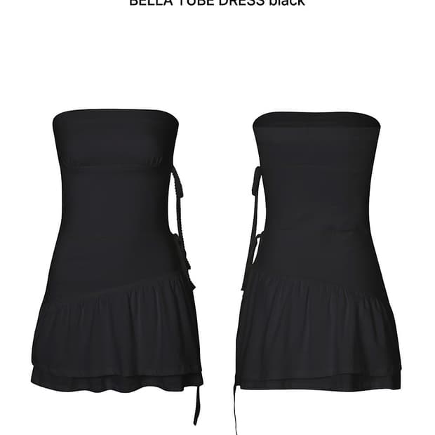 BELLA TUBE DRESS black (텍달린 새상품)