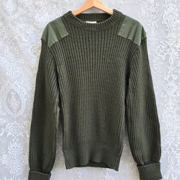 90s 미군 코만도 니트 잭영 (made in usa)