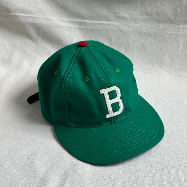 이벳필드 Made in USA 브라운즈빌 차로스 레더 스트랩 울 볼캡