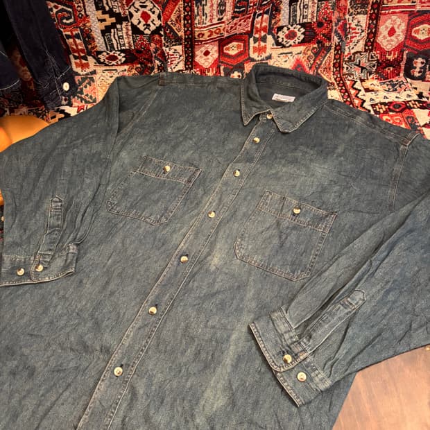 Converse 90s Classic indigo denim shirt