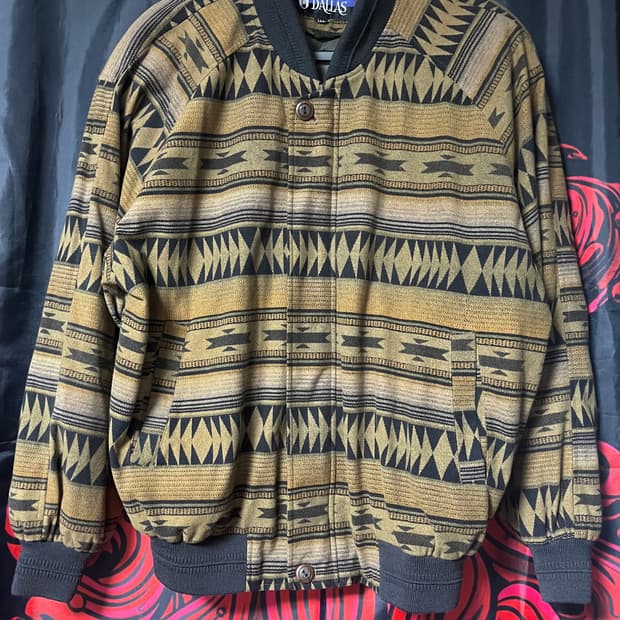 DALLAS 네이티브 패턴 자켓