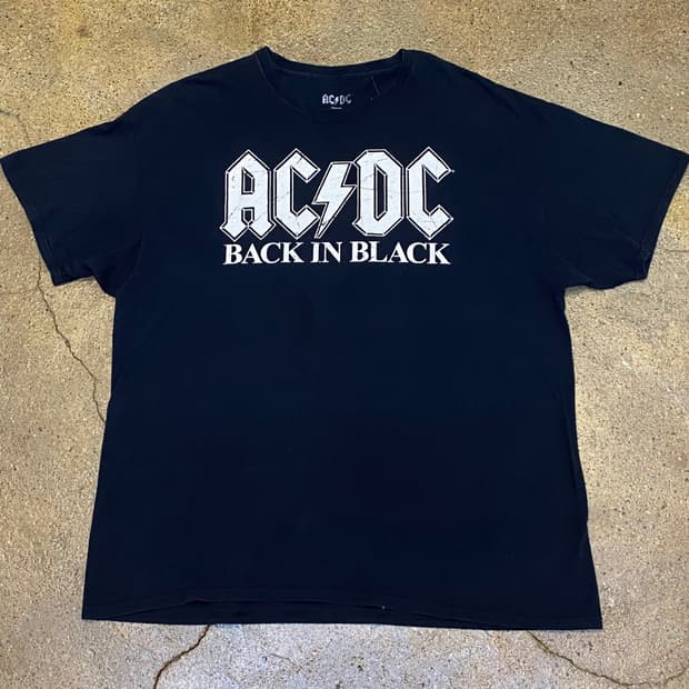 미국 빈티지 ACDC 정식굿즈 반팔티 락티셔츠