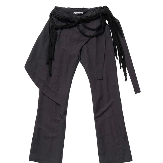 Wrap Pants w/ Macrame Belt Midnight 0