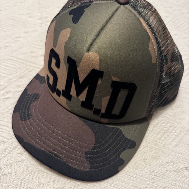 슈프림 SMD 메쉬 백 5-패널 우드랜드 카모 - 25SS
