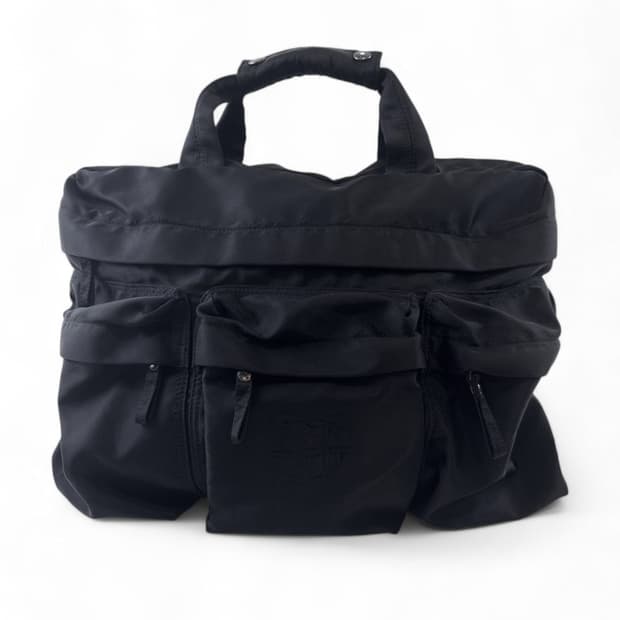 장폴고티에 3way 나일론 보스톤 백팩 y2k