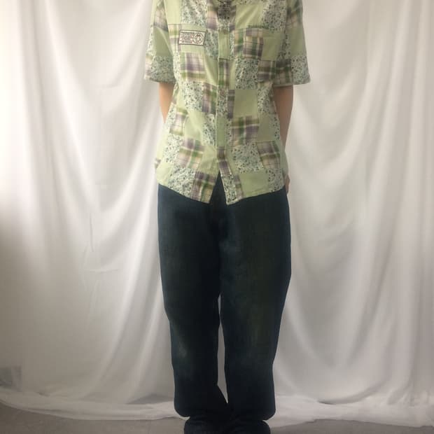 Patch work shirt
