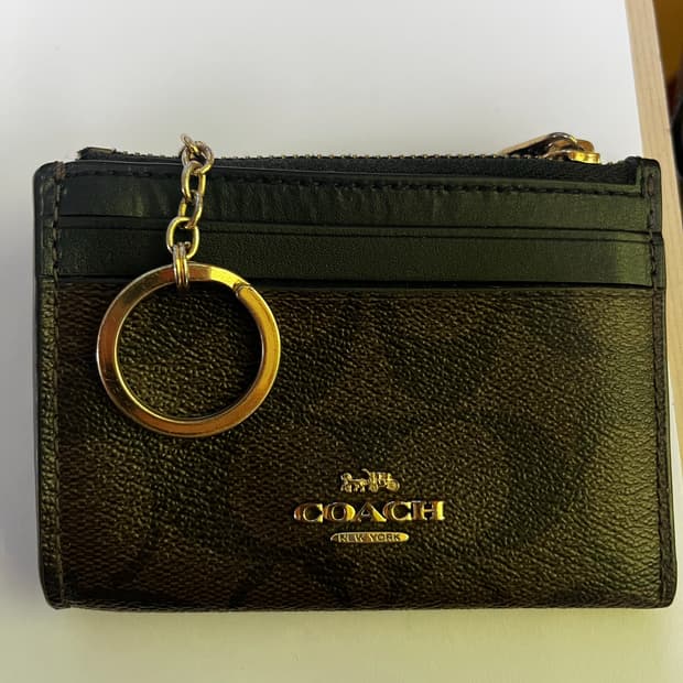 코치 카드지갑
