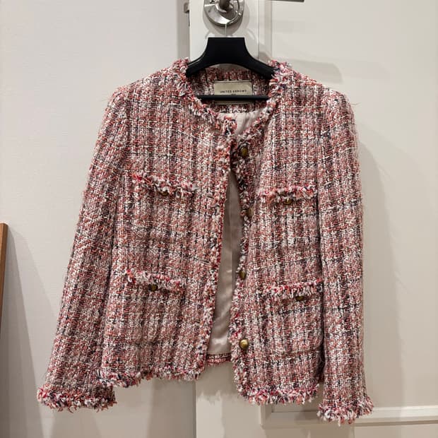 유나이티드 애로우즈 트위드 자켓 38