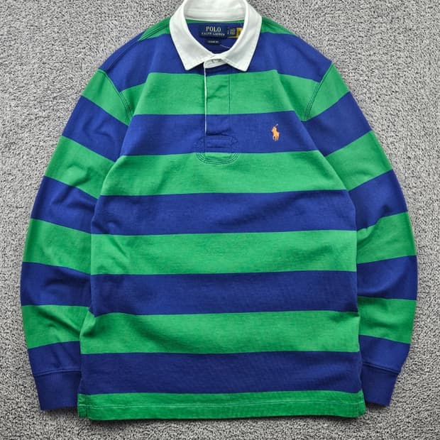 폴로랄프로렌 스트라이프 럭비 티셔츠 ( S ) / 11767