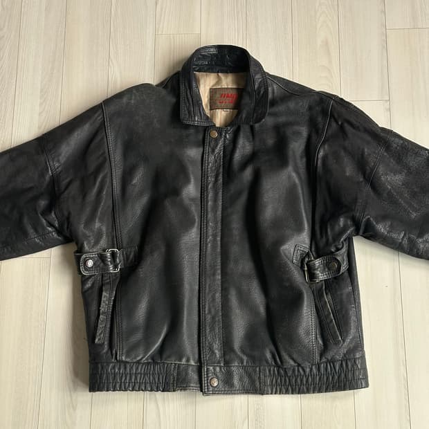 빈티지 소가죽자켓 M