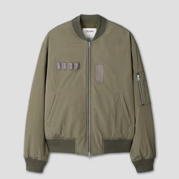 다이브인 MILITARY MA-1 BOMBER (KHAKI)