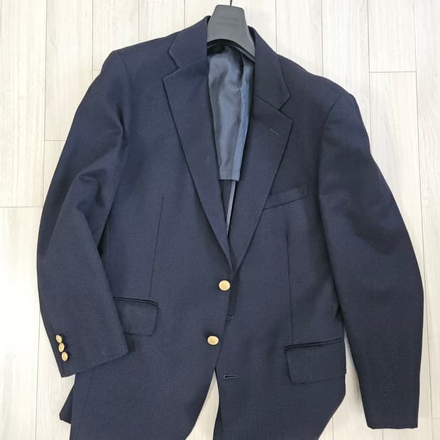 제이프레스 투버튼 금장 블레이저 네이비 105