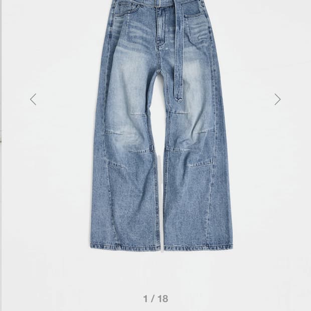 AV PLEATS DENIM PANTS (NEB BLUE) 청바지