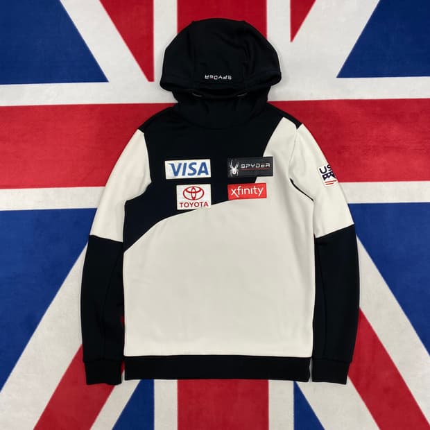 스파이더 스키팀 네오프렌 후드티 M 