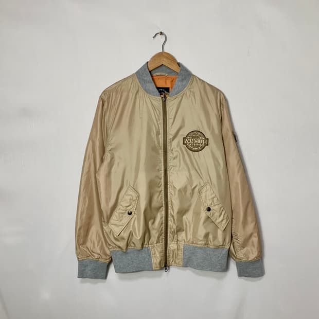 JPN Van Club 일본빈티지 투지퍼 항공점퍼 바시티자켓 y2k 00