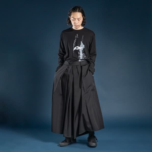 3) 요지야마모토 뿌르옴므 24ss 하카마 팬츠