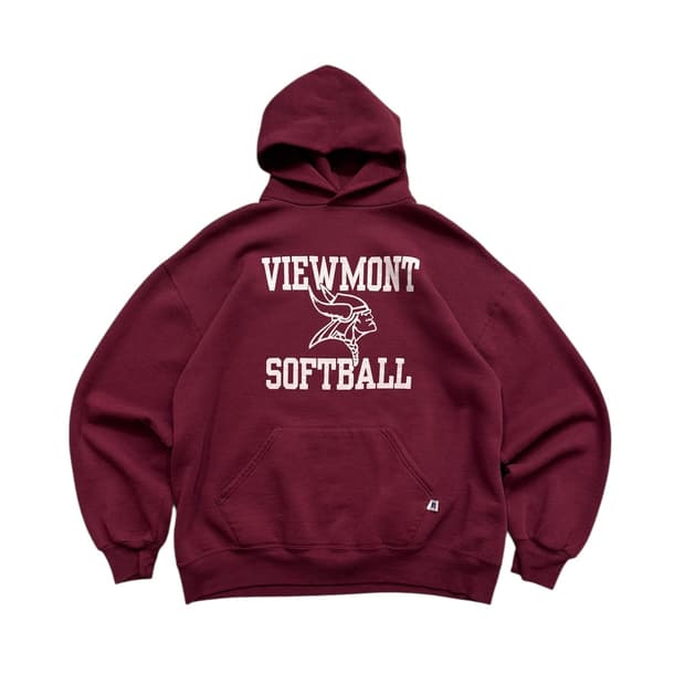 90s 러셀 포켓 후드티 usa