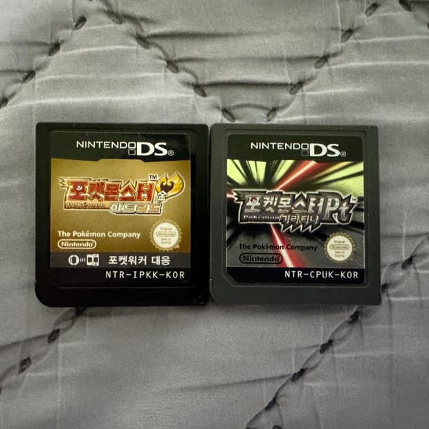 닌텐도 ds 포켓몬 하트골드&기라티나pt 알칩