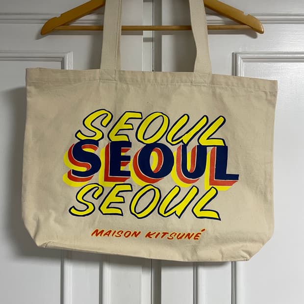 Maison Kitsuné×Ben Klevay Seoul Tote Bag