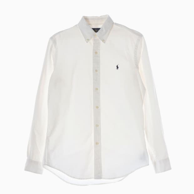 폴로 랄프로렌 클래식핏 화이트 옥스포드 셔츠 S