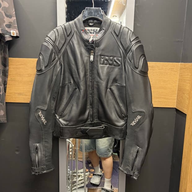 Ixs 가죽 라이딩 레이싱 자켓