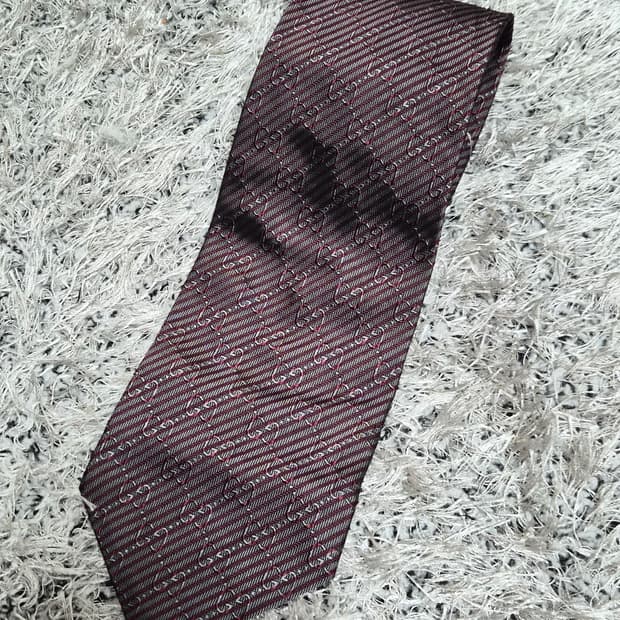 구찌GUCCI 자카드 사선 넥타이 Free - N16