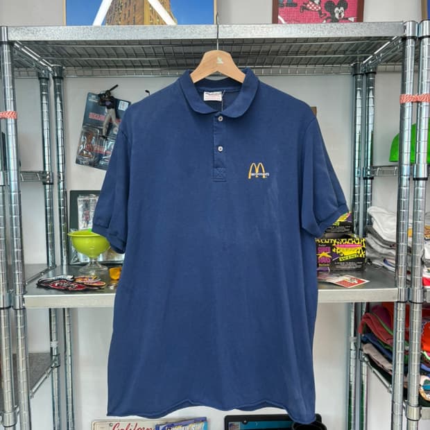 80s McDonald's Employee PK Shirt