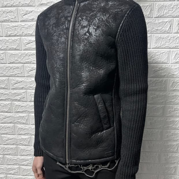 아르마니 익스체인지 스웨이드 텍스처 자켓