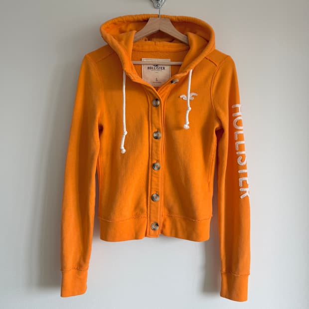 홀리스터(Hollister) 버튼업 후드