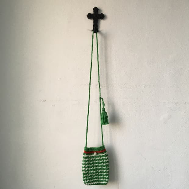  knit cross bag