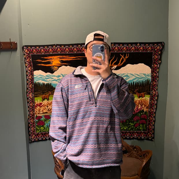 노스페이스 미국판 신칠라 감성 플리스 L (103-107)