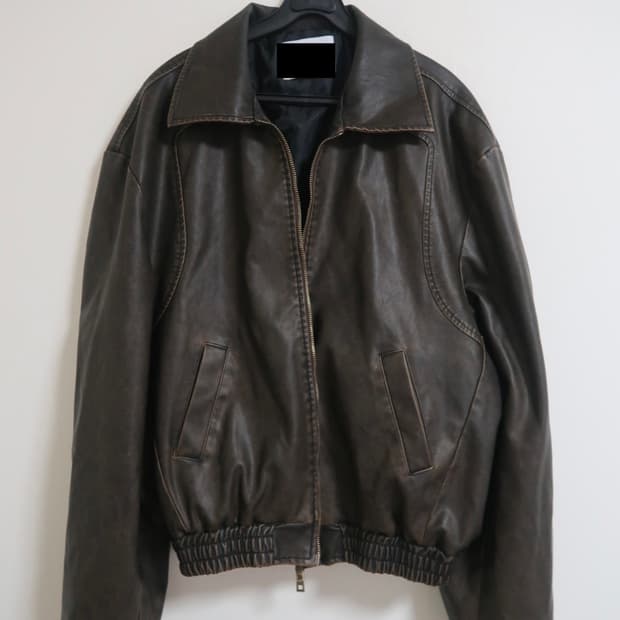 아워캐비넷 레더자켓