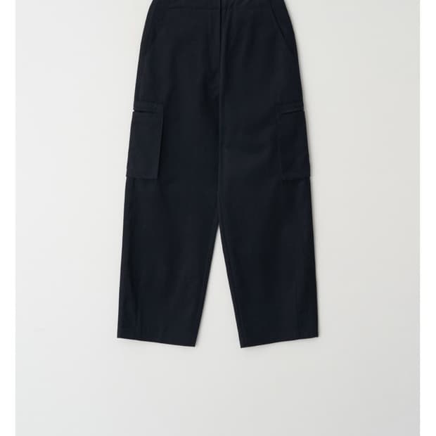 윤슬샵 윤슬 brushed puddle pants navy