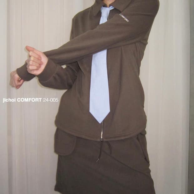 지초이 24-005 플리스 초코 셋업 1