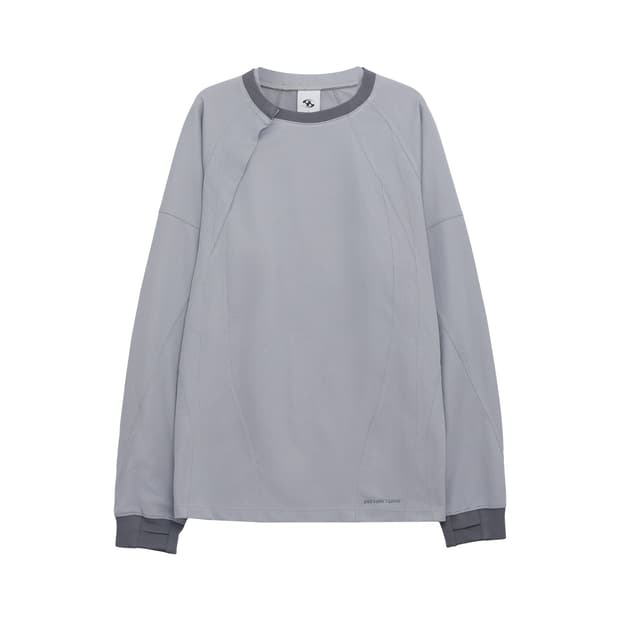 PLACKET LONG SLEEVES [GREY]