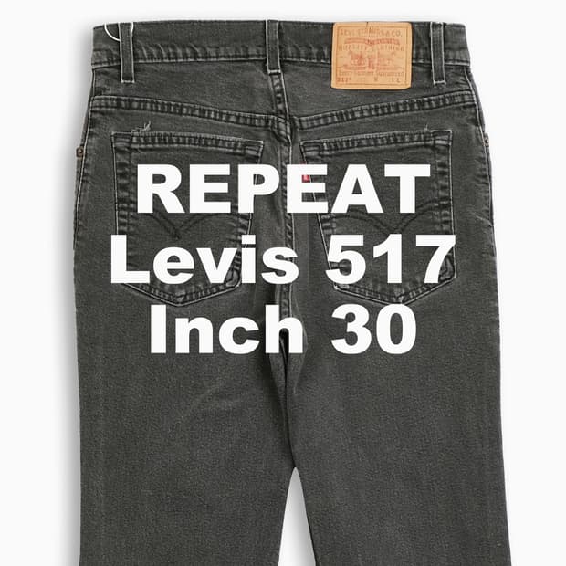 빈티지 리바이스 517 흑청 블랙진 90sUSA 30 LV5173144