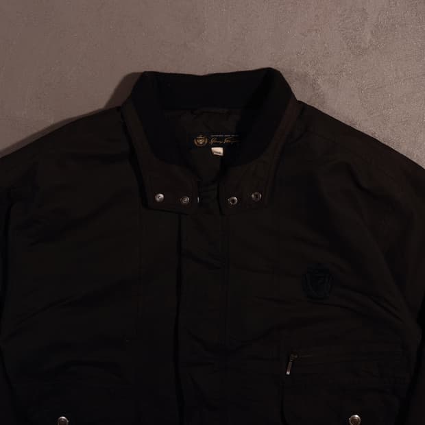 일본빈티지 골덴카라 코튼 봄버자켓